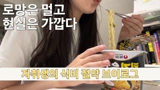 월급 일주일 전 보릿고개를 맞은 자취생의 식비절약 vlog