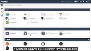 How To Delete a Domain Forwarder in CPanel