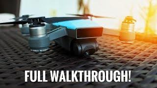 DJI SPARK COMPLETE WALKTHROUGH AND SETTING UP