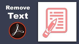 How to remove text from pdf using adobe acrobat pro 2017