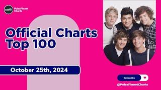 UK Official Singles Chart Top 100 (October 25th,2024)