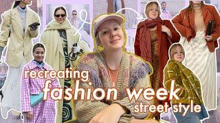 SHOPPING MY CLOSET | recreating Fashion Week street style with my thrifted wardrobe | WELL-LOVED