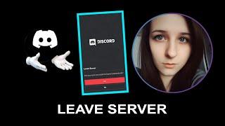 How To Leave Discord Server On Mobile Phone (Android or iPhone) 2024