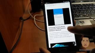 How to bypass Factory Reset Protection on Samsung devices SideSync Method