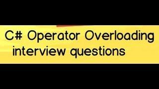 What is operator overloading in c# (Csharp) ?