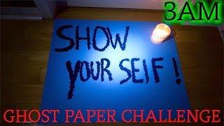 (The Finale) THE SCARIEST GHOST PAPER CHALLENGE AT 3AM YET! (Demon Finally Shows itself!)