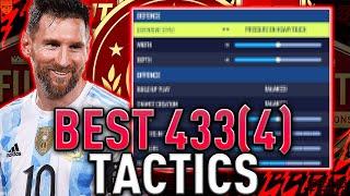 FIFA 22 *INSANE* BEST 433(4) PRO PLAYER CUSTOM TACTICS/PLAYER INSTRUCTIONS!! - FIFA 22 ULTIMATE TEAM