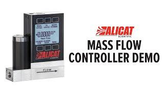 Alicat Mass Flow Controller Demo