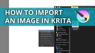 How To Import An Image In Krita