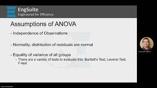 Assumptions for ANOVA - Engineering Statistics
