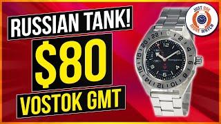 Bargain $80 Vostok GMT! Komandirskie 650539