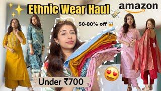 AMAZON Festive wear haul  | Under ₹700  | Indian Wear - Kurta set haul | Anvaya Sharma #amazonhaul