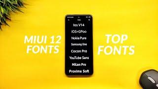 TOP 5 MIUI Premium Fonts For MIUI 12 | MIUI 12 Theme - Xiaomi,Redmi & Poco