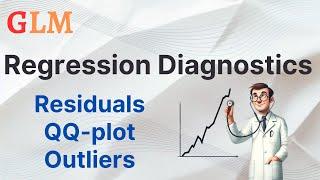 Regression Diagnostics (2/2) - Generalized Linear Models - Residuals, QQ-plot, Outliers