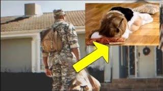 Army Man Returns Home And Finds Daughter Sleeping On The Floor
