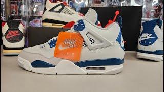 2024 Air Jordan 4 military blue review with OG spec comparison