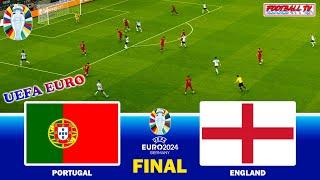 PORTUGAL vs ENGLAND - UEFA EURO 2024 FINAL | FULL MATCH ALL GOALS | PES GAMEPLAY PC