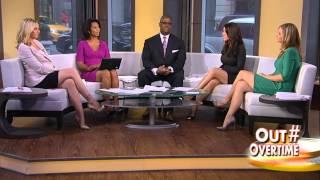 Sandra Smith & Andrea Tantaros & Katie Pavlich & Harris Faulkner hot legs - Outnumbered - 10/28/14