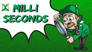 Milliseconds and Hundredths of a second | Excel Tips 64