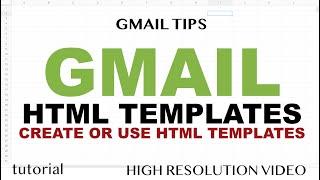 Gmail - Use HTML Templates: Email with HTML & CSS