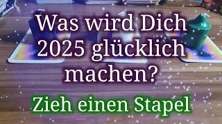 Was wird Dich 2025 glücklich machen? #grenzgenial #tarot #goodvibes #seelenorakel