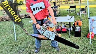 A real race chainsaw