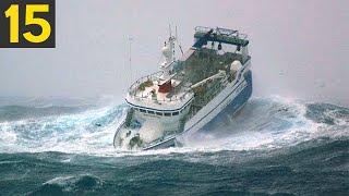 15 Ships Caught in HORRIBLE Storms