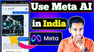 How to Use Meta AI in India   | Meta AI Kaise Use Karen  | Facebook Meta AI 2024 #metaai