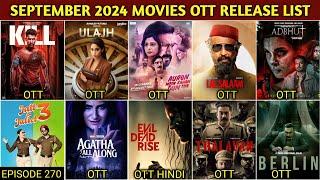 September 2024 OTT Movies & Web Series Release Update Full List | Netflix, Prime Videos, Hotstar Jio