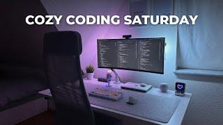 A Cozy Coding Saturday: No Commentary, Food,  Day In My Life