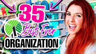  35 CHEAP WAYS TO GET ORGANIZED! (Best Ever DOLLAR TREE Organization)