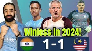 India Remains Winless in 2024! India 1-1 Malaysia! Manolo Marquez !