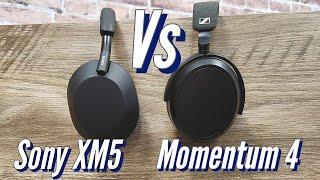 Sennheiser Momentum 4 vs Sony XM5