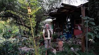 Construyó una casa mágica con barro, piedra y madera en un bosque de algarrobos | Bioconstrucción