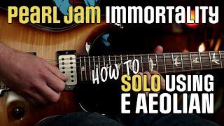 Play it like Mike - How to solo over Pearl Jam's Immortality | Guitar Lesson
