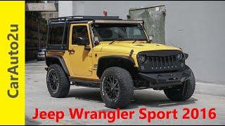 Jeep Wrangler Sport 2016 RM238,000 - CarAuto2u Recond4Sale