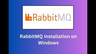 RabbitMQ installation on Windows