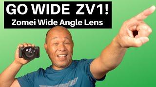 Mount a Zomei Wide Angle Lens to a Sony ZV1 with Magnets!