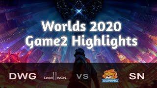 Worlds 2020 Finals - DAMWON Gaming vs Suning Game2 Highlights