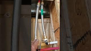 how to do plumbing for a freestanding tub and install a faucet