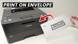 Brother Printer: How to Print On Envelope