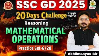 Mathematical Operations Reasoning | SSC GD 20 Days Challenge | SSC GD 2025 |Reasoning by Abhiimanyuu