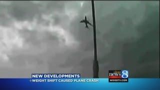 Weight shift caused plane crash