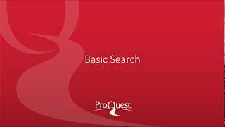 BASIC SEARCH