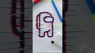 Make viral glitch drawing #art #shorts #drawing #glitch