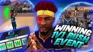 I won the FIRST 1v1 RUSH EVENT in 2K20 |1ST DRIBBLE GOD TO WIN THE 1V1 EVENT WITH A DEMIGOD BUILD