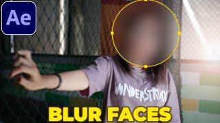 How to BLUR FACES in After Effects | Blur Moving Objects