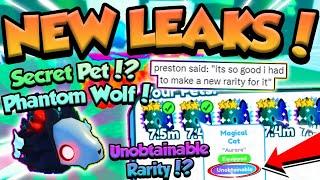 UPDATE LEAKS!! SECRET & UNOBTAINABLE RARITIES COMING SOON!! - Roblox Pet Simulator X