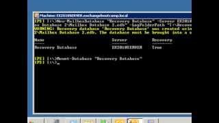 Exchange 2010 Training - Module 04 Lesson 04 Restoring Individual Mailbox Items in Exchange 2010
