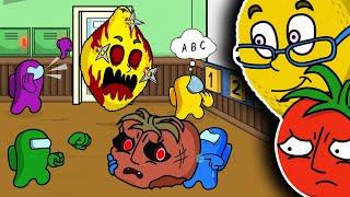 AMONG US vs. MS. LEMONS & MR. TOMATOS | Toonz Animation